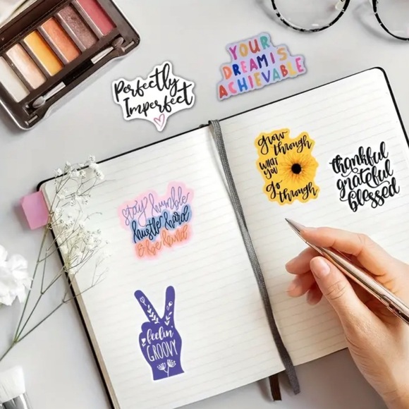 Set of 100 Motivational Quote Stickers - Picture 6 of 11